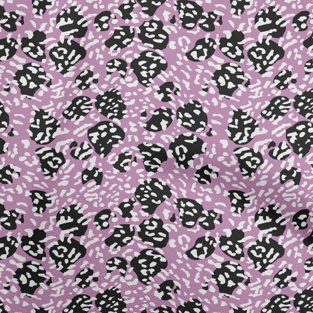 oneOone Viscose Chiffon Light Pink Fabric Animal Skin Craft Projects Decor Fabric Printed By The Yard 42 Inch Wide