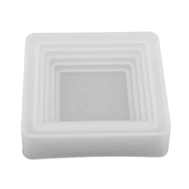 Molde de silicona para fabricación de joyas, adorno artesanal decorativo de resina DIY para epoxi 105x105x28mm Zulema Molde de silicona para adornos