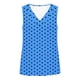 thumbnail image 4 of Mujeres sin mangas Tops verano no posicionado impresión rayas cuello en V blusa casual Mujeres cuello en V Tops de verano, 4 of 6