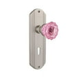 thumbnail image 2 of Nostalgic Warehouse Deccrp_Prv_234_Kh Deco Solid Brass Rose Privacy Door Knob Set - Brass, 2 of 7