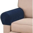 thumbnail image 2 of Wishrage 2PCS Velvet Stretch Armrest Covers for Chairs and Sofas Armchair Covers for Arms Couch Arm Covers Armrest Covers for Sofa Non Slip, 2 of 5