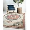 thumbnail image 3 of Unique Loom Penrose Center Medallion Rug9' x 12' Rectangle Ivory/Blue, 3 of 4