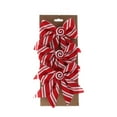 thumbnail image 2 of Christmas Ornament Wreath Bows Xmas Tree Topper Hanging Bows for Holiday Home Wall Outdoor Indoor Party Garland Crafts Decorations 3*Red Bow 2 4.3 In, 2 of 7