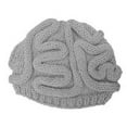thumbnail image 2 of Spoof Horror Brain Hat Halloween Beanie Knitted Stretchy Thick Adult Child Skullies Keep Warm Outdoor Kids Bonnet Winter Headwear, 2 of 8