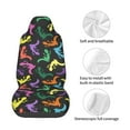 thumbnail image 4 of Disketp Colorful Lizards Car Seat Covers Universal Front Seat Coves for Car Accessories ,Padded Car Covers for Automotive, SUV, Truck, and Van, 4 of 5