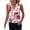 Pink, variant on Womens Tank Tops Casual Sleeveless Stretch Floral Print Tops Summer Lightweight V Neck T-Shirts Fashion Comfy Shirt Clothes Purple L