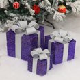 thumbnail image 6 of EUDIDV Xmas Tree Decor Christmas Light Up Gift Boxes For Christmas Decorations Three Different Size Of Gift Box With Warm LED Lights Xmas Indoor Christmas Products, 6 of 7