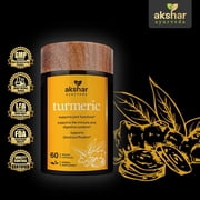 AKSHAR AYURVEDA Turmeric Capsules Joint Health Supplement for Men and Women, 60 Capsules