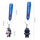 thumbnail image 2 of Muyoka Llavero con mu帽eca Siliocne Clip de llave de dibujos animados Sin BPA Exquisito llavero de cosplay con cord贸n Llavero port谩til para mochila Bolsa de transporte Decoraci贸n de mochila, 2 of 7