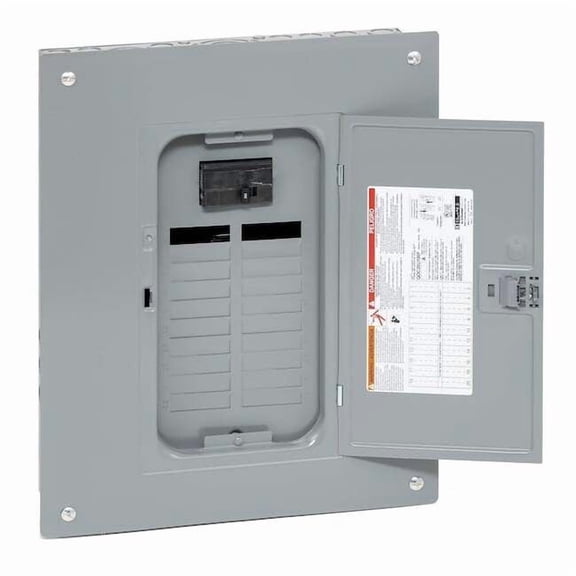 Load Center, QO, 20 Spaces, 100A, 120/240V AC, Main Circuit Breaker, 1 Phase