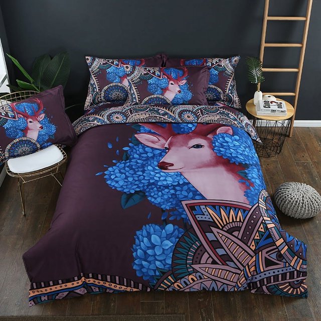 3D Printing Home Textile Basketball Sports Quilt Cover Three-piece Set Four-piece Bedding