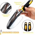 thumbnail image 4 of Jinsinto 5 Pcs Outils de Jardinage pour Adultes Kit de Jardinage pour Femmes Outil de Jardin Potager Intérieur Extérieur Râteau à Griffes Fourche de Jardin Poignée Désherbeur Transplantoir de Jardinage Pelle à Sol, 4 of 5