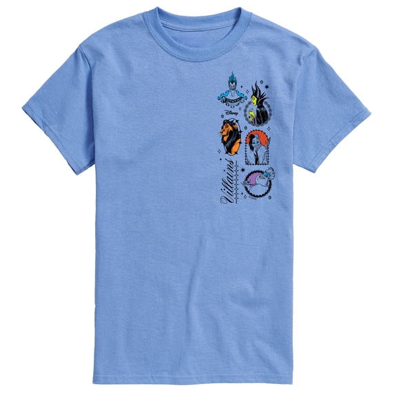 Disney - Villains Stack - Men's Short Sleeve Graphic T-Shirt