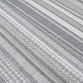 thumbnail image 5 of Couristan 5.75' x 9' Gray Stripe Rectangular Area Throw Rug, 5 of 6