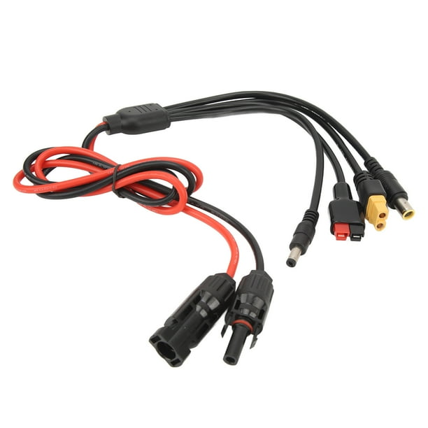 Cable De Extensión Solar Conector Solar A Cable Adaptador Hembra XT60 Línea De Conexión Solar Fotovoltaica De Protección Múltiple Resistente A La Intemperie Para Generador Solar Paquete Batería Sol