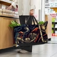 thumbnail image 6 of Motorcycle Reusable Foldable Oxford Cloth Storage Bins: Large Capacity Shopping Bags for Laundry and More, 6 of 7