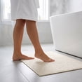 thumbnail image 7 of Sisal Style Floor Mat Super Absorbent Bathroom Rug Non Slip Fast Dry Thin Bath Mat for Bathroom Entryway Hallway Natural Texture, 7 of 7