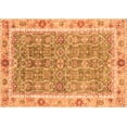 thumbnail image 1 of Ahgly Company Indoor Rectangle Oriental Orange Traditional Area Rugs, 2' x 5', 1 of 4