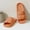 Orange, variant on Slide Sandals for women Puffy Double Strap EVA Slides Open Toe Cushion Shower Shoes Indoor Outdoor Bathroom Poolside Home Travel Footwear