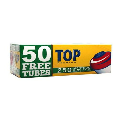 Top Menthol RYO Cigarette Tubes - King Size - 250ct Box (4