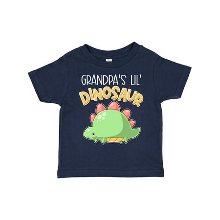 

Inktastic Grandpa s Lil Dinosaur with Cute Stegosaurus Gift Toddler Boy or Toddler Girl T-Shirt