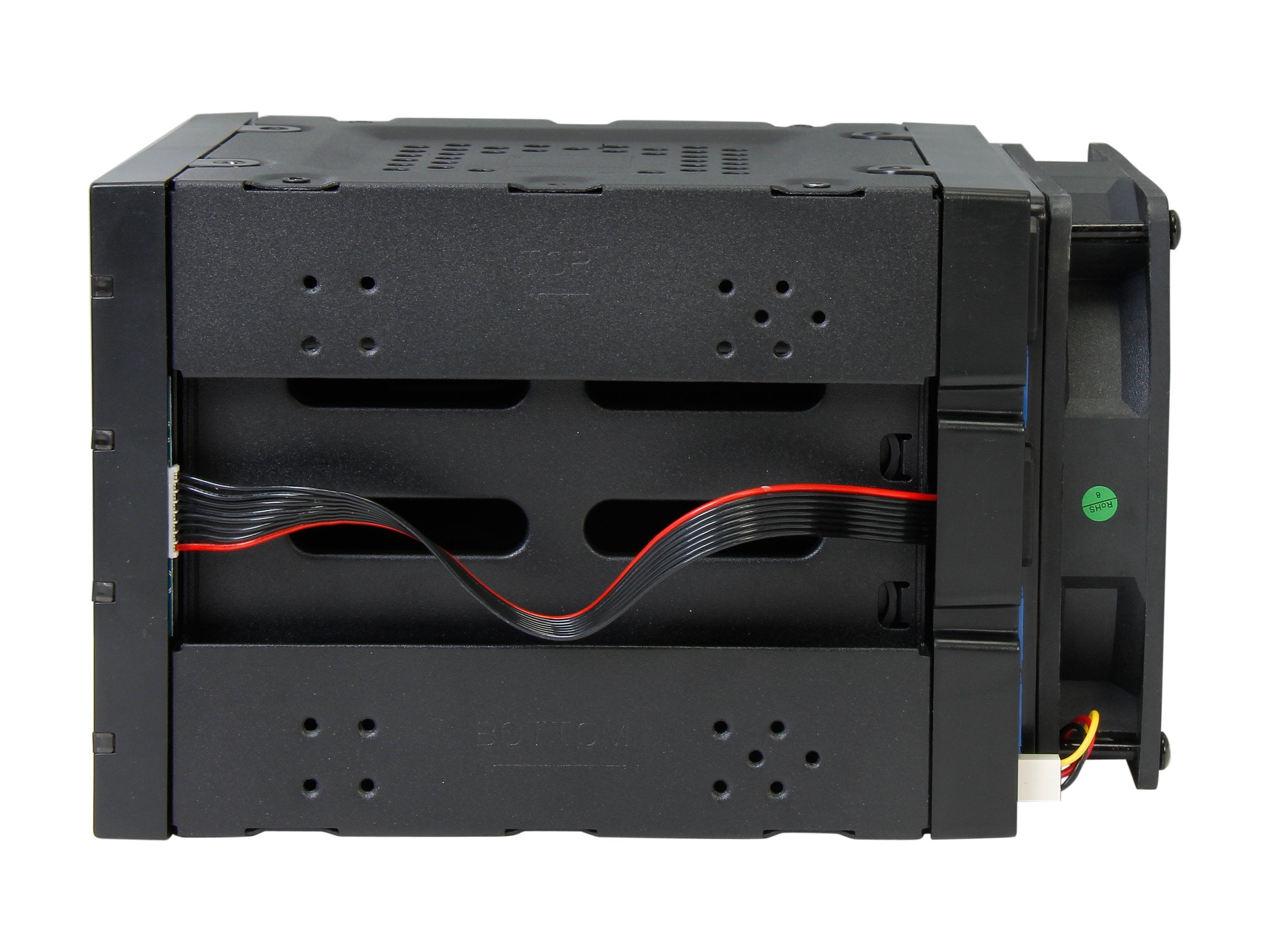 Rosewill 3 x 5.25-Inch to 4 x 3.5-Inch Hot-swap SATAIII/SAS Hard Disk Drive Cage - Black (RSV-SATA-Cage-34)