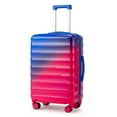 thumbnail image 1 of Ktaxon Valise 24 Pouces avec Roues Pivotantes Rigides, Valise Style TSA Enregistrée-Moyenne, Dégradé Bleu Rouge, 1 of 14