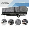 thumbnail image 2 of Pyle PCVHP661 Armor Shield Universal Waterproof 21 to 24 Foot Pontoon Boat Cover, 2 of 6