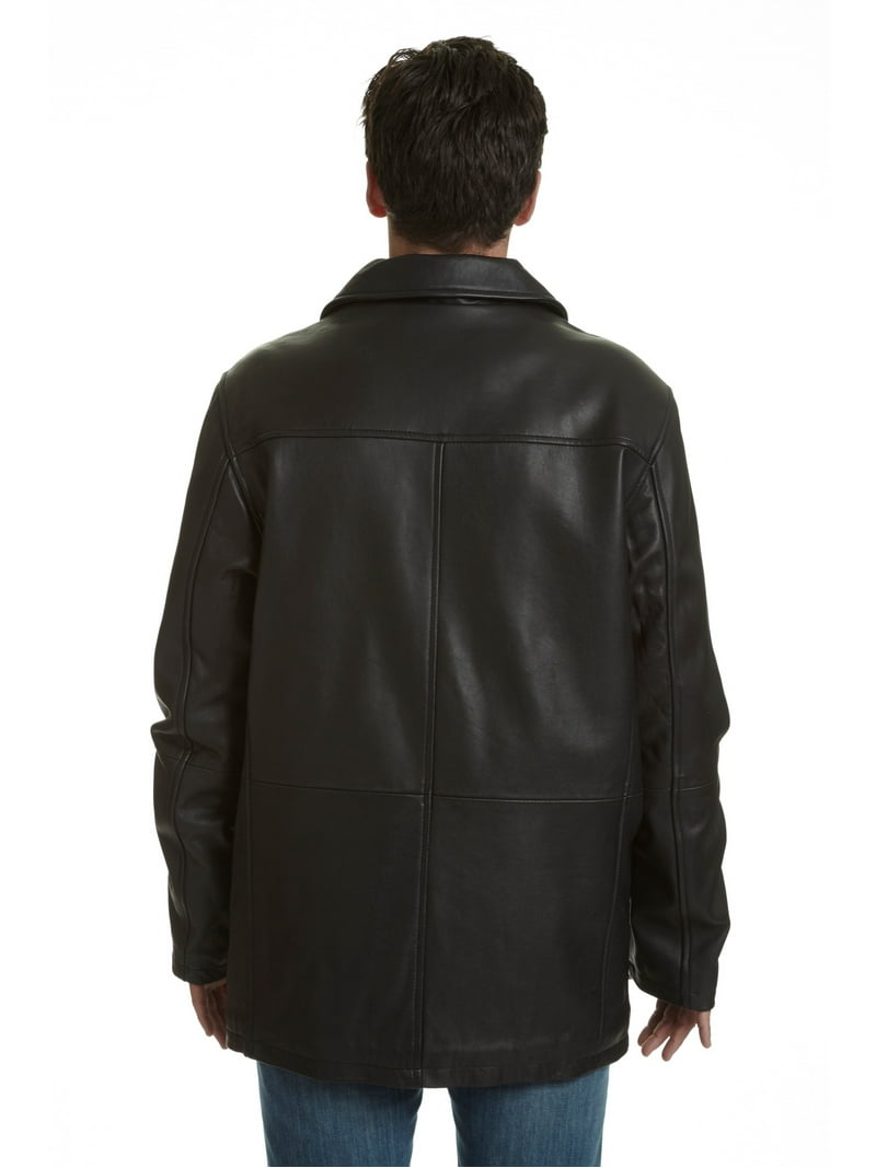 EXcelled Men's Lamb Leather Car Coat (Tall Sizes) - Walmart.com