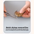 thumbnail image 3 of NARABB 3pcsMulti Functional Shrimp Removal Line And Shrimp Housing Peeling Tool Shrimp Picking Line And Shrimp Back Knife, 3 of 9