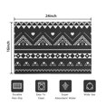 thumbnail image 5 of Black Geometric Striped Pattern with Hearts Door Rugs,Washable Non Slip Door Mats Indoor,Decorative Door Mats,Entry Mat Indoor for Entrance,Bedroom,Kitchen,Bathroom,16"x24", 5 of 6