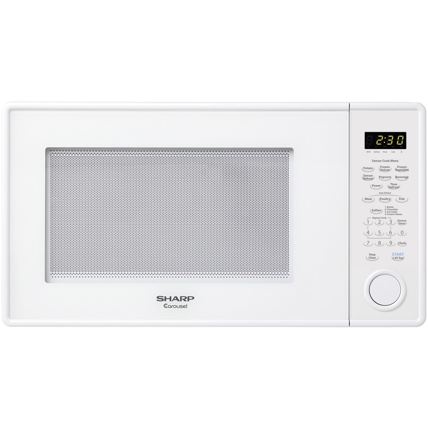 Sharp R459yw Carousel Countertop Microwave Oven 1 3 Cu Ft 1000w Sharp R459yw Carousel Countertop Microwave Oven 1 3 Cu Ft 1000w White