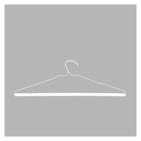 Strut Tube Pant Hangers 16” 14.5g (White, Box of 500)