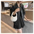 thumbnail image 6 of Angfeng Mini Cloud Pleated Handbag Fashion Quilted Shoulder Bags For Women Puffer Dumpling Bag Tote Bag Ruched Handbags(Dark green), 6 of 8