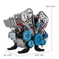 thumbnail image 2 of BESTSKY 2026 New V8 Combustion Engine Model Kit That Runs - Build Your Own Stem Mini V8 Model Engine Kit for Adults & Kids Age 12+, Visible V8 Mini Engine Kit That Works 2Pcs, 2 of 7