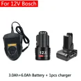 thumbnail image 1 of 12V Bosch 6Ah Li-ion BAT420 BAT411 Replacement Battery for Bosch BAT411 BAT412 BAT413 BAT414 10.8V Battery Cordless Power Tools, 1 of 10