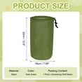 thumbnail image 2 of Uxcell Stuff Sack, Nylon Waterproof Storage Sacks Portable Drawstring Dry Stuff Bag Gear Organization with Toggle, 7x13Inch Fit for Backpacking Camping Traveling Hiking(Dark Green), 2 of 7