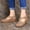 Khaki, variant on jsaierl Sandals for Women Wedge Platform Cutout Ankle Strap Summer Casual Cloes-toe Bohemia Gladiator Shoes