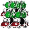 thumbnail image 1 of Charm de coche navideño joya XmasCar01 5Pzas Plata S925 Chapa Separador Fijo Carro Navideño Plata/Multicolor Caja Blanca, 1 of 2