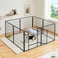thumbnail image 2 of Yaheetech 31.5"H Heavy Duty Pet Playpen, Black, 8 Panel, 2 of 6