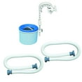 thumbnail image 1 of Pump Replacement Hose (2 Pack) Bundled with Deluxe Wall-Mounted Skimmer, 1 of 11