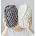 thumbnail image 2 of 1Pcs Chunky Knit Chenille Yarn for Hand Knitting Blankets, Super Soft Big Jumbo Blanket Yarn, 2 of 5