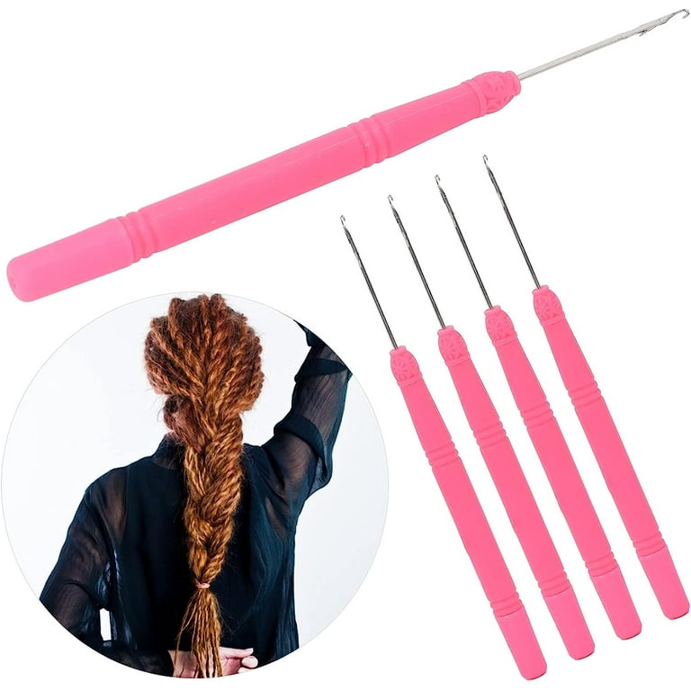  SWEET VIEW Crochet Hooks for Hair Set with 5pcs Different Size  Crochet Needle, Latch Hook for Passion Twist Crochet Hair Extensions :  Beauty & Personal Care