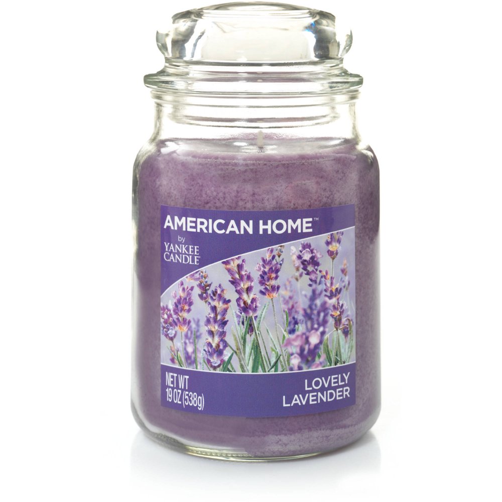 American Home by Yankee Candle Lovely Lavender, 19 oz Large Jar
