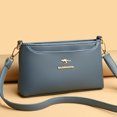 thumbnail image 5 of Bolso bandolera de cuero de lujo de marca genuina para mujer, bolso de mano de diseñador, bolso cruzado de hombro, bolso de mano de uso diario de múltiples capas, 5 of 5
