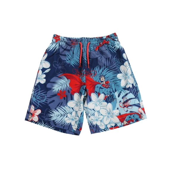 Superman Boys' Print Swim Shorts, Sizes XS-XL