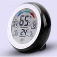 thumbnail image 2 of Higrómetro digital, medidor de temperatura y humedad negro kusrkot Monitor de temperatura y humedad, 2 of 7