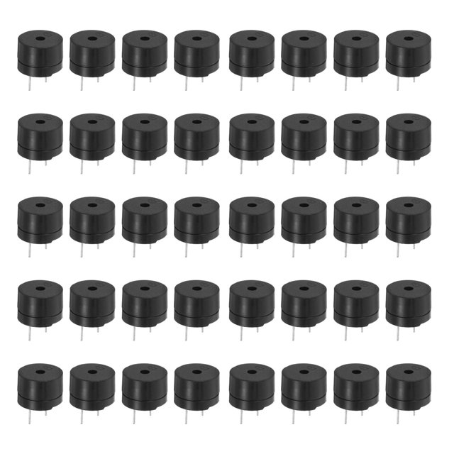 UPOUART 50Ud Dispositivo De Sonido Piezo Pasivo Negro Para Alarmas Y Controles Industriales En Casa
