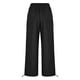 thumbnail image 5 of Pantalones de cargo Gibobby mujer Pantalones de ocio rectos de Cintura alta con Bolsillo de Diseño de Cintura suelta de Pierna ancha Negro L, 5 of 5