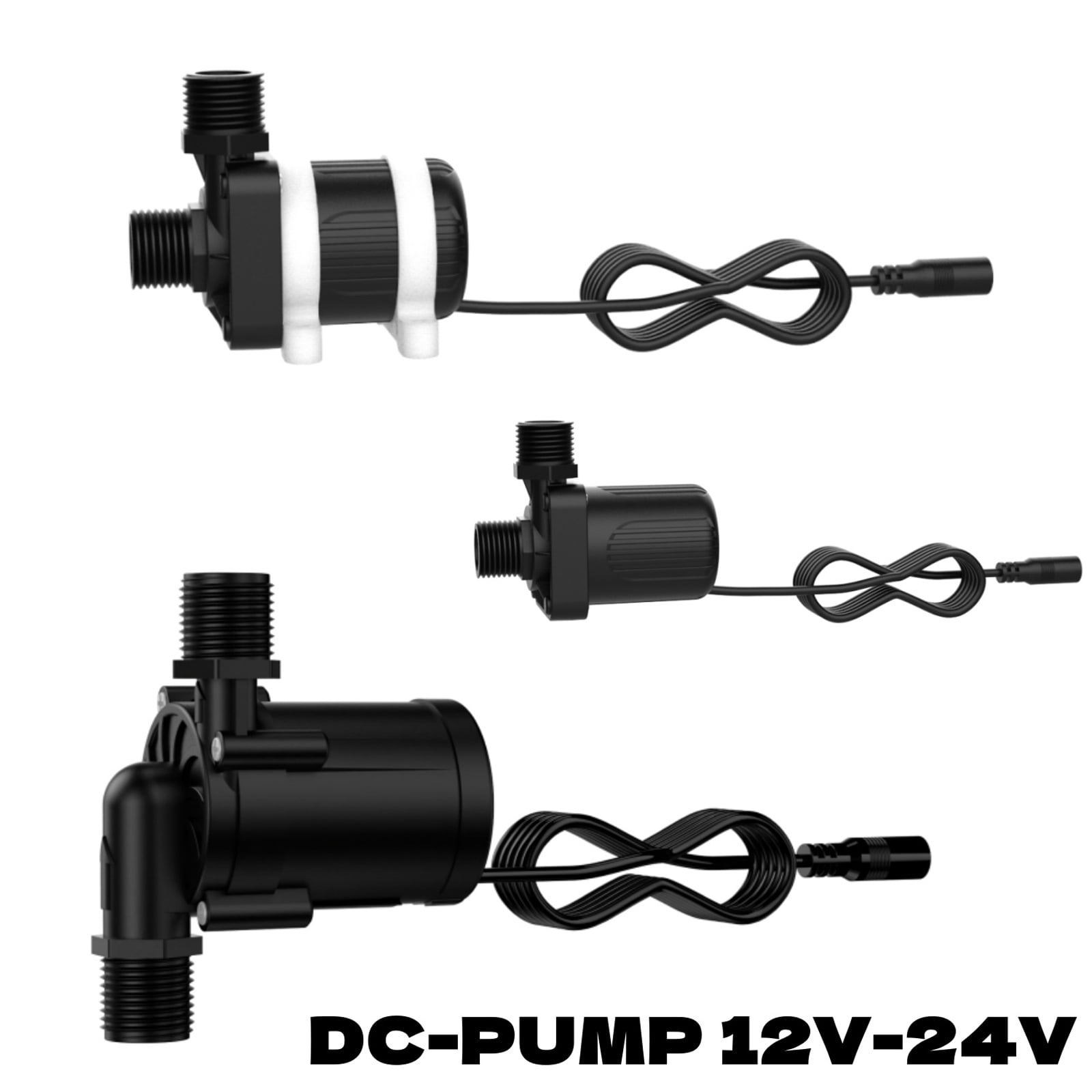 MultiVoltage Aquarium Brushless Water Pumps Low Noise Water Circulations Boosters Pumps For Fish Pond 5V/12V/24V Option